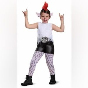 Disney Trolls World Tour Girl's Barb DELUXE Halloween Costume - Child 4-6X Small